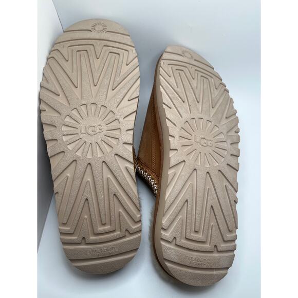 UGG Suede Tasman Slip On Fleece Lined Slippers HTF Size 16 House shoes - Picture 7 of 7